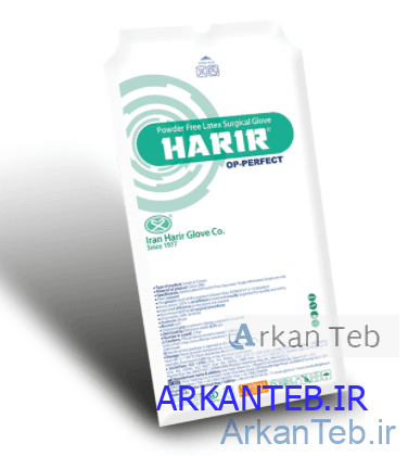 تصویر دستکش جراحی لاتکس بدون پودر اوپی پرفکت حریر