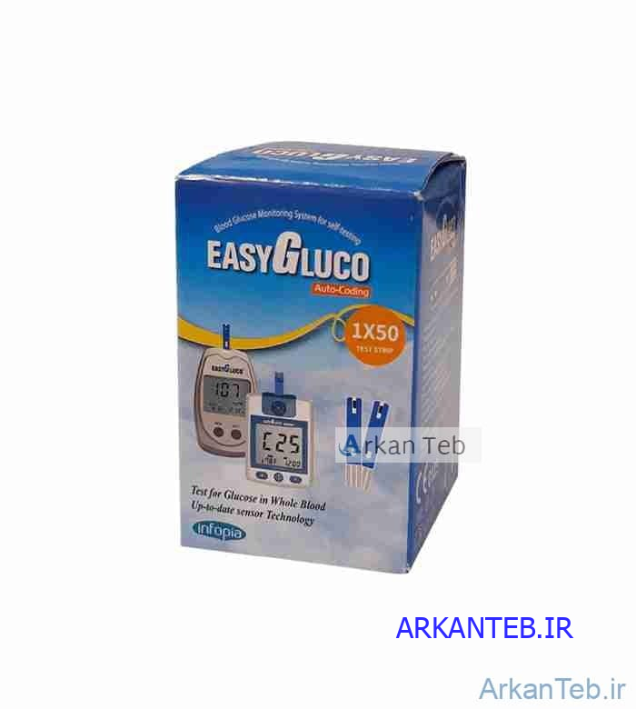 تصویر نوار تست قند خون ایزی گلوکو