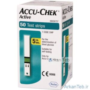 نوار تست قند خون آکیوچک اکتیو Accu chek Active ا Accu Chek Active Test Strip