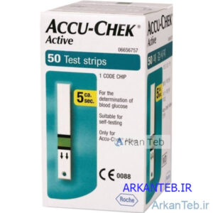 نوار تست قند خون آکیوچک اکتیو Accu chek Active ا Accu Chek Active Test Strip