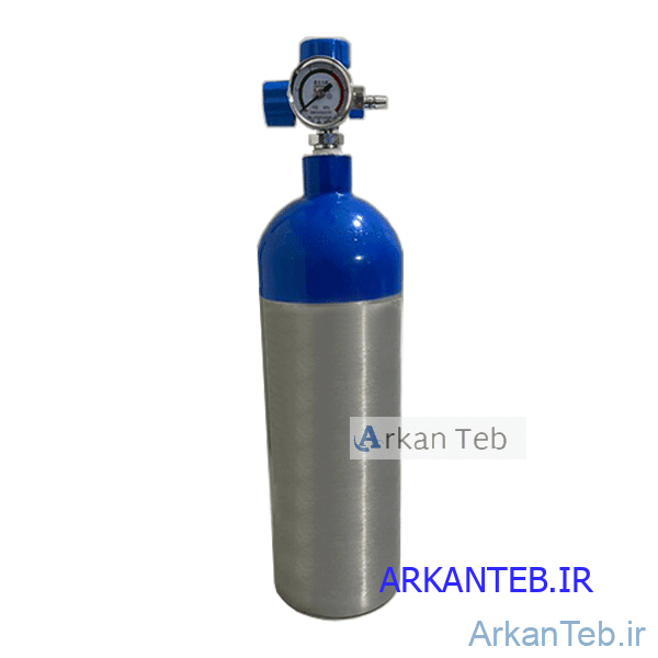 کپسول اکسیژن 2 لیتری آلومینیومی