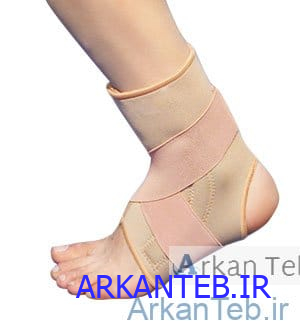 قوزک بند فنر دار با کش ساپورت
