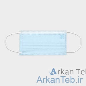 ماسک ساده آبی