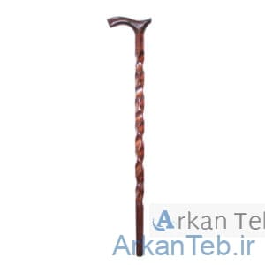 عصا چوبی طرح دار ارکان طب