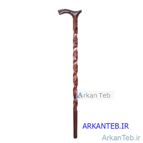 عصا چوبی طرح دار ارکان طب