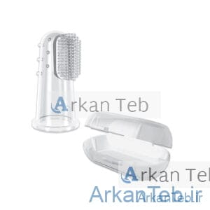 مسواک انگشتی با قوطی مسافرتی و جعبه (ستاره سلامت)ارکان طب