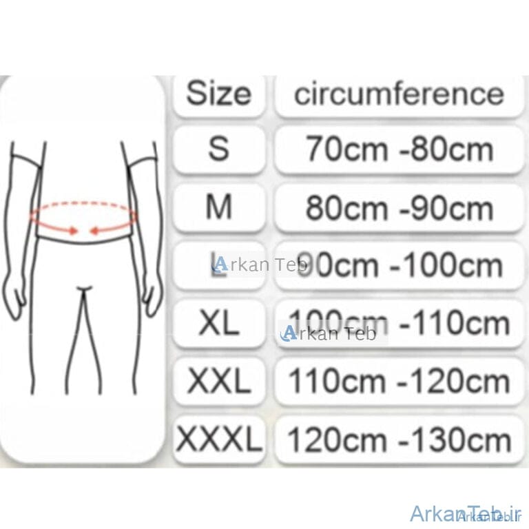 کرست کمر لمبوساکرال کد4038(سماطب پاکان)ارکان طب