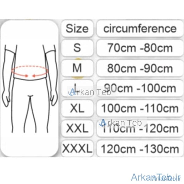 شکم بند رقابتی کد 4019(سما طب پاکان)