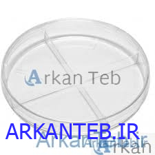 پتری دیش بزرگ شفاف ( 10 cm ) چهار خانه ( بسته 12 عددی ) (ارسال از تهران)