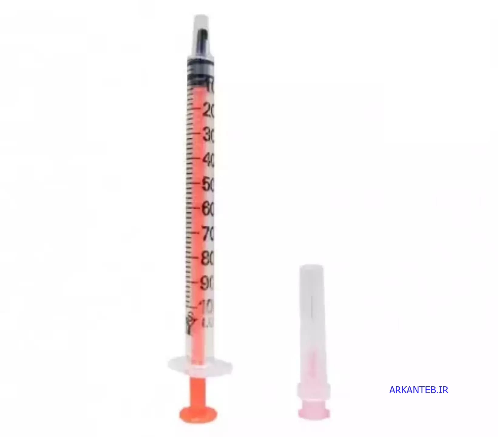 سرنگ انسولین سوپا سرجدا با سوزن 29 صورتی (بسته 200 عددی) ارکان طب