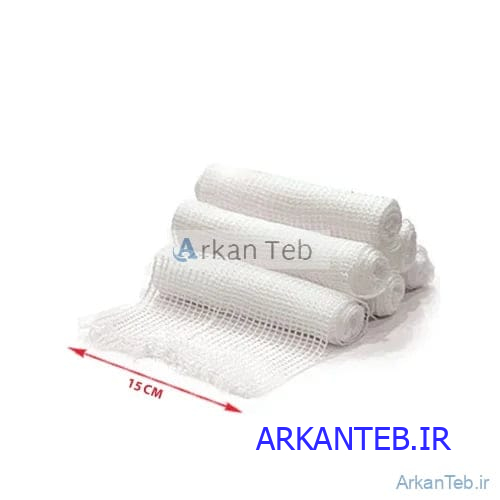 باند کنار بافته 2 یارد در 15 سانتی متر برند جهان درمان ارکان طب