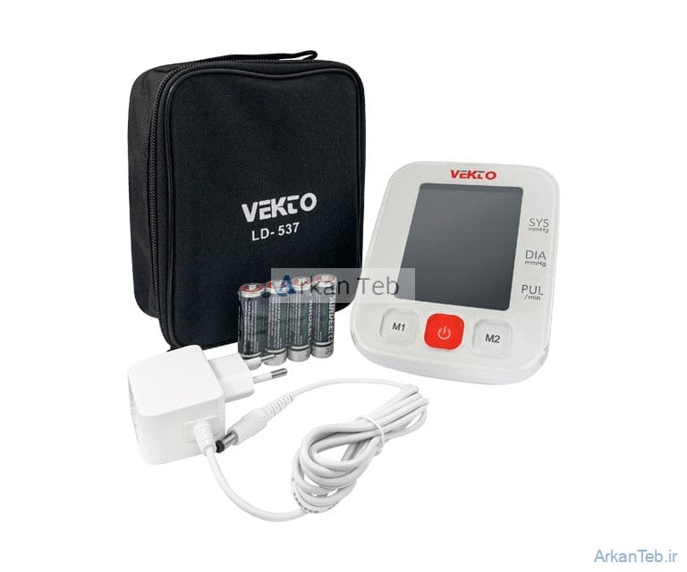 فشارسنج بازويی وکتو مدل 537 سخنگو همراه با آداپتور ارکان طب