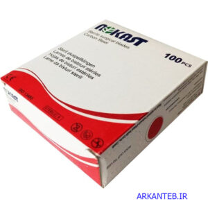 تیغ جراحی سایز 12 بسته 100 عددی برند NOKAST ارکان طب