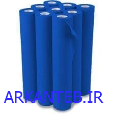 رول ملحفه عرض ۸۰ گرماژ ۲۵ رنگ آبی ارکان طب