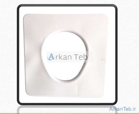 نشیمنگاه ویلچر جنس فایبر بدون لگن با ادوات ارکان طب