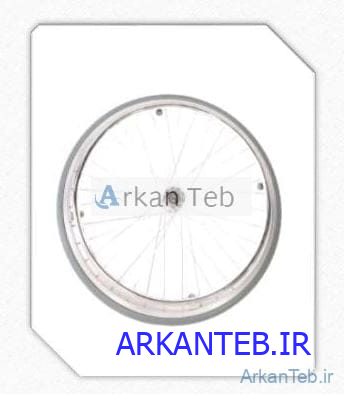 چرخ عقب تو پُر پره ای فلزی ایرانی ارکان طب