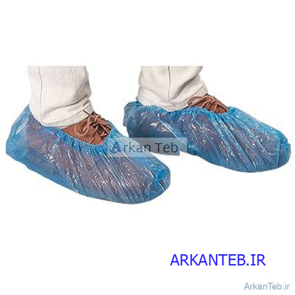 کاور کفش نایلونی جفتی بسته 25 عددی ارکان طب