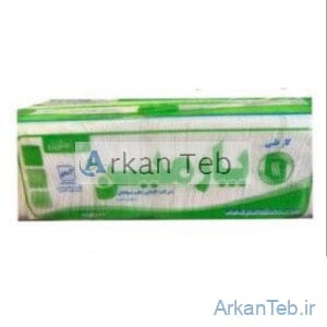 گاز بیمارستانی 500 گرمی نخدار پارمین بسته بندی پلاستیکی ارکان طب