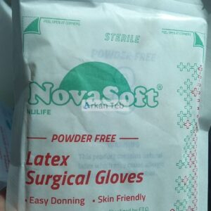 دستکش جراحی بدون پودر سایز 7.5 NovaSoft ( ارسال از تهران )