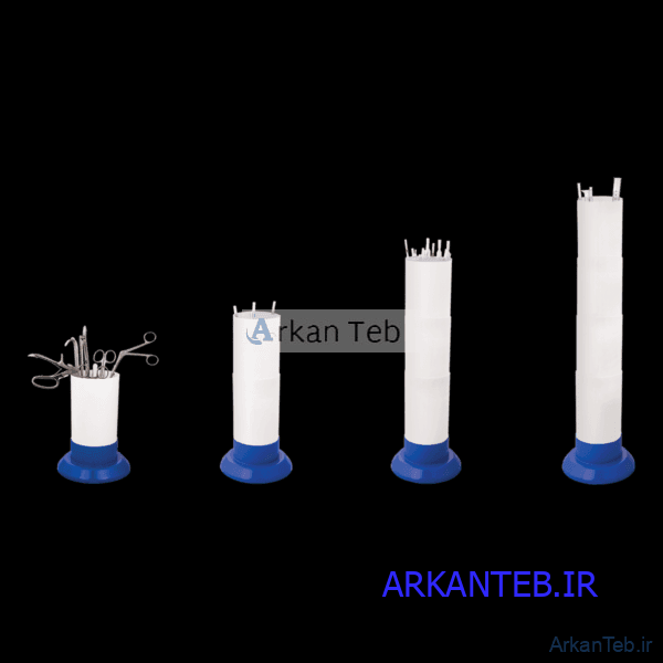 جار شستشوی استوانه ای پالستیکی مدل S ارتفاع 46 cm