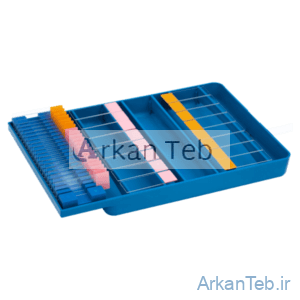 سینی رنگ آمیزی با جای لام شیاردار