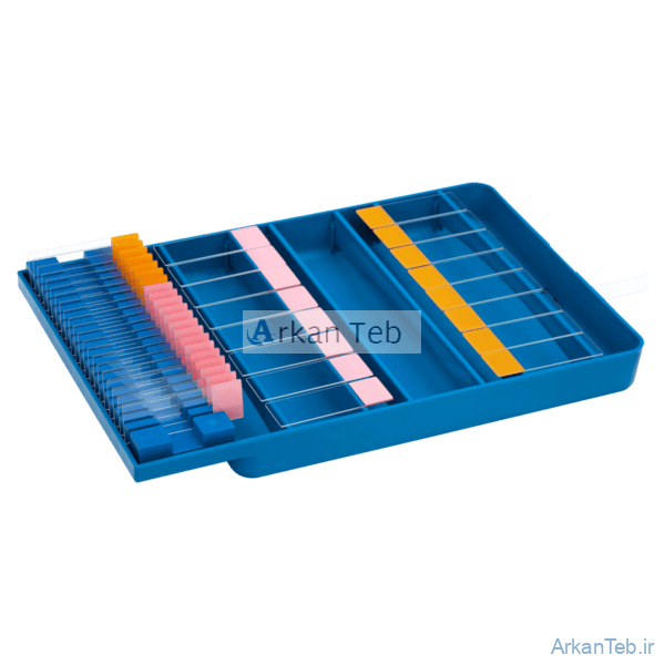 سینی رنگ آمیزی با جای لام شیاردار