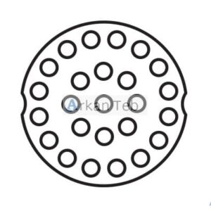 نگهدارنده داخلی بیوجار 25 حفره با قطر 12 mm