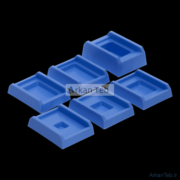 قالب بلوک گیری یک بار مصرف ابعاد 6×7×7 ml
