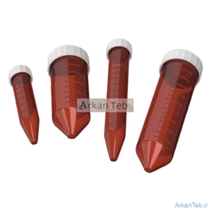 لوله مخروطی کهربایی 15ml بسته 100 عددی