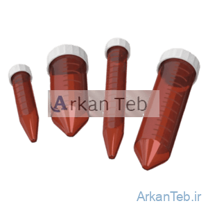 لوله مخروطی کهربایی 50ml بسته 50 عددی