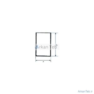 جار شیشه ای استوانه ای 100×100 mm با لبه سمباده ای