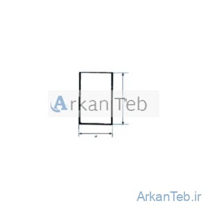 جار شیشه ای استوانه ای 250×100 mm لبه سمباده ای