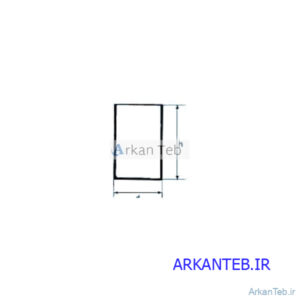 جار شیشه ای استوانه ای 250×200 mm لبه سمباده ای