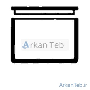 جای رنگ آمیزی دو تکه با دسته استیل مدل 00762500001