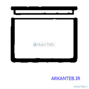 جای رنگ آمیزی دو تکه با دسته استیل مدل 00762600001