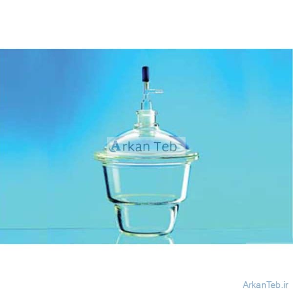 دسیکاتور با درب ساده و صفحه متخلخل 300mm