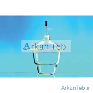 دسیکاتور با شیر خلاء و صفحه متخلخل 200 mm