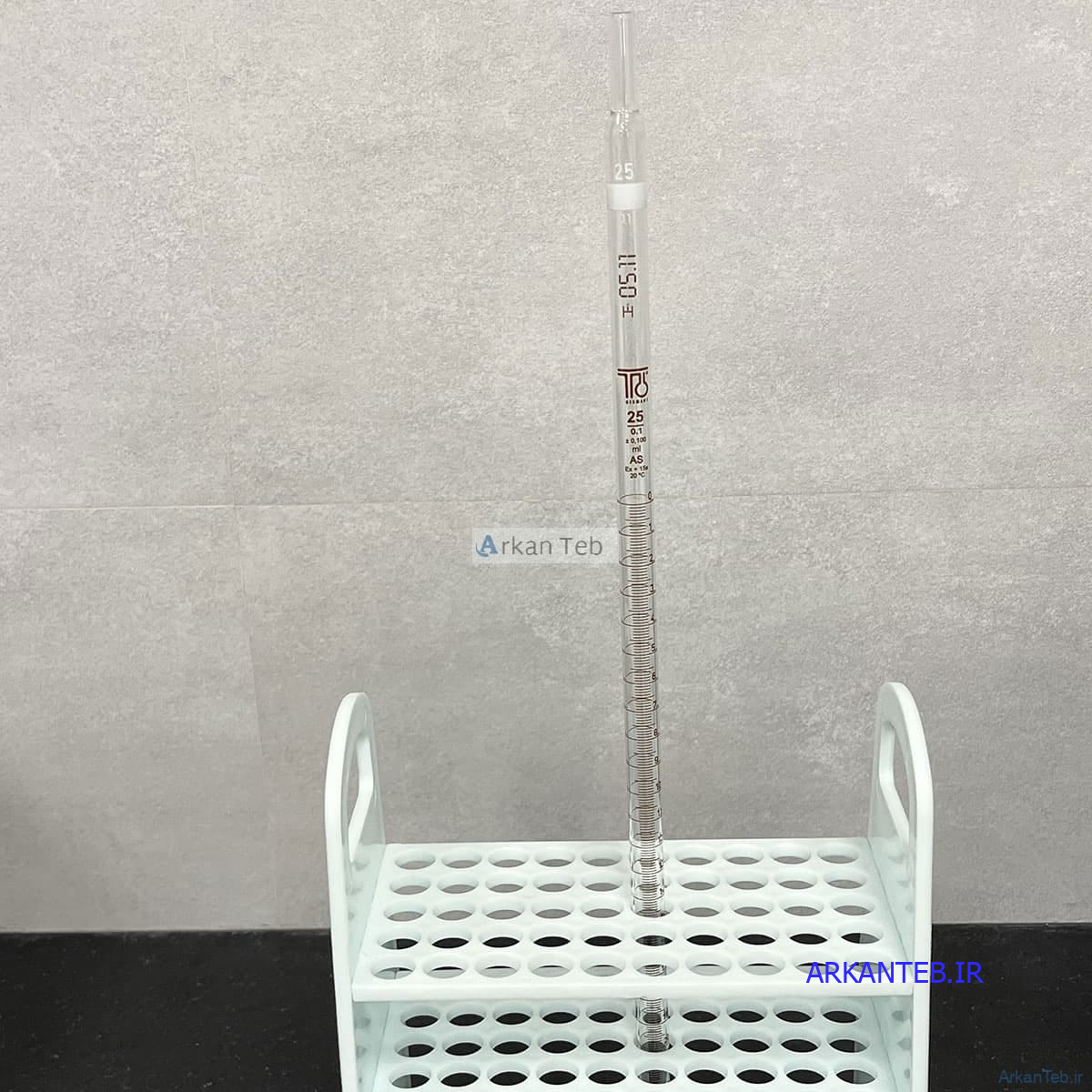 پیپت مدرج0.5ml ، کلاسAS، درجه بندی آبی 0.01mlبرندTGI