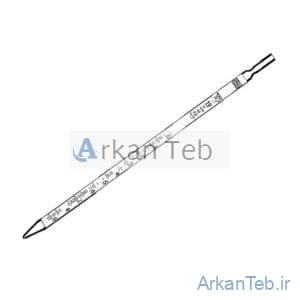 پیپت مدرج 25ml ،کلاس AS درجه بندی قهوه ای (کهربایی) 0.1ml برند TGI