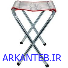 صندلی تاشو برزنتی سایز متوسط ارکان طب