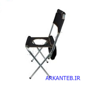 توالت مسافرتی تاشو درب دار پشتی دار بدون قیف برزنتی ارکان طب