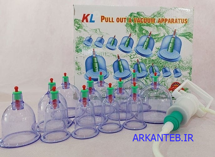 وکیوم 12 لیوانه چینی ارکان طب