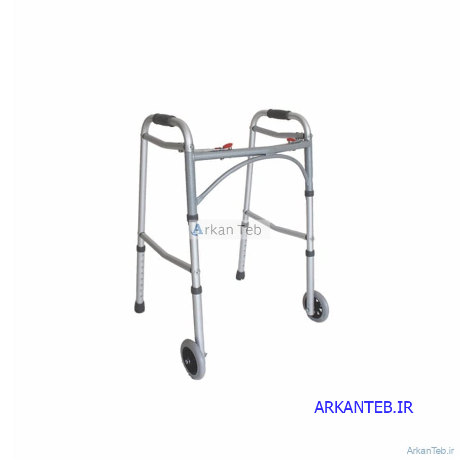 واکر تاشو چرخ دار پین دار ارکان طب