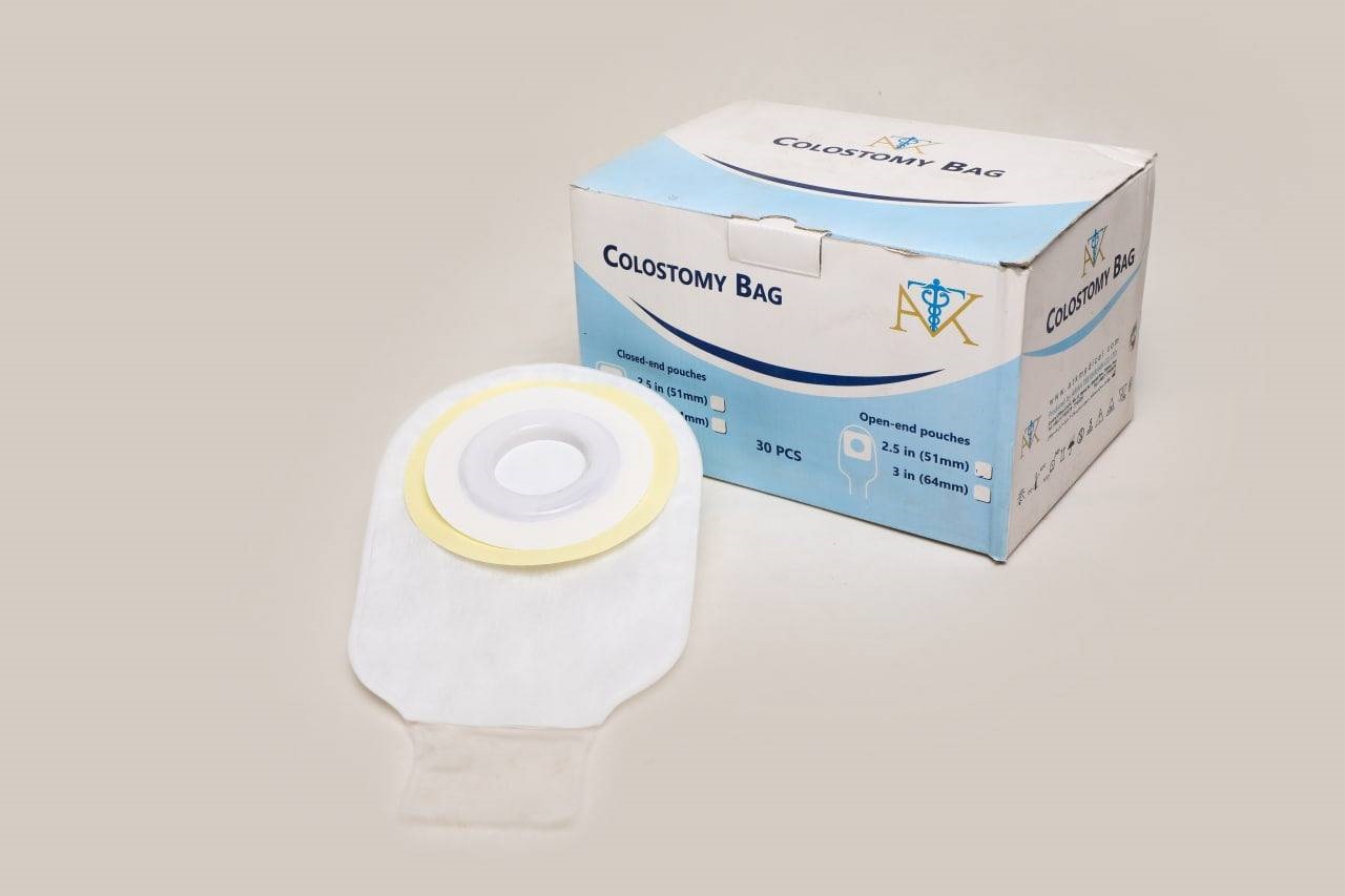 کیسه کلوستومی سایز 3 ته باز مدل AT301 ارکان طب