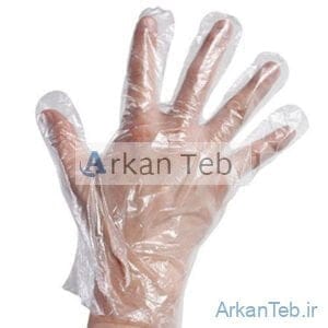 دستکش نایلونی یکبار مصرف ارکان طب