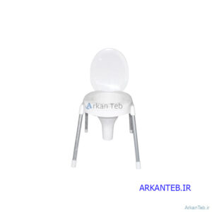 توالت فرنگی پلاستیکی پایه فلزی مدل ناصر_ارکان طب