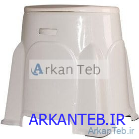 توالت پلاستیکی دور بسته مدل صحرا کد206