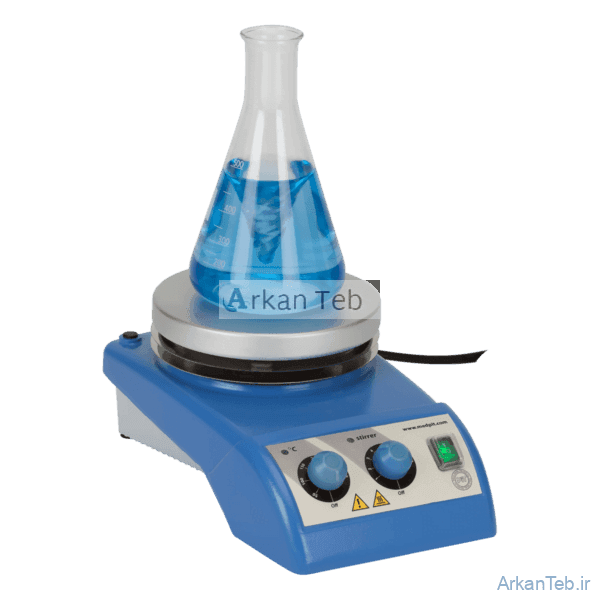 هات پلیت با همزن مغناطیسی (هیتر استیرر)_ارکان طب