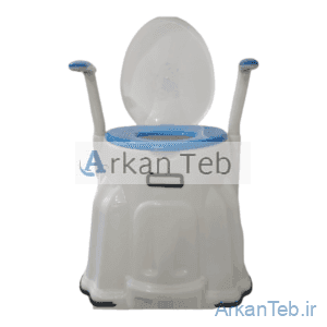 توالت مبله پلاستیکی دور بسته صحرا کد 209_ارکان طب