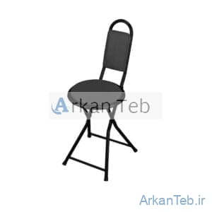 صندلی فلزی تاشو پشتی دار
